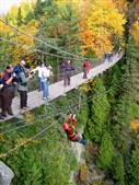 En famille au Canyon Ste-Anne